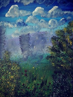 Stürmte 30 x 40 Leinwand