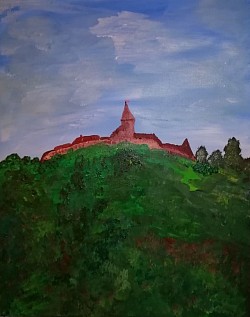 Blick zur Leuchtenburg